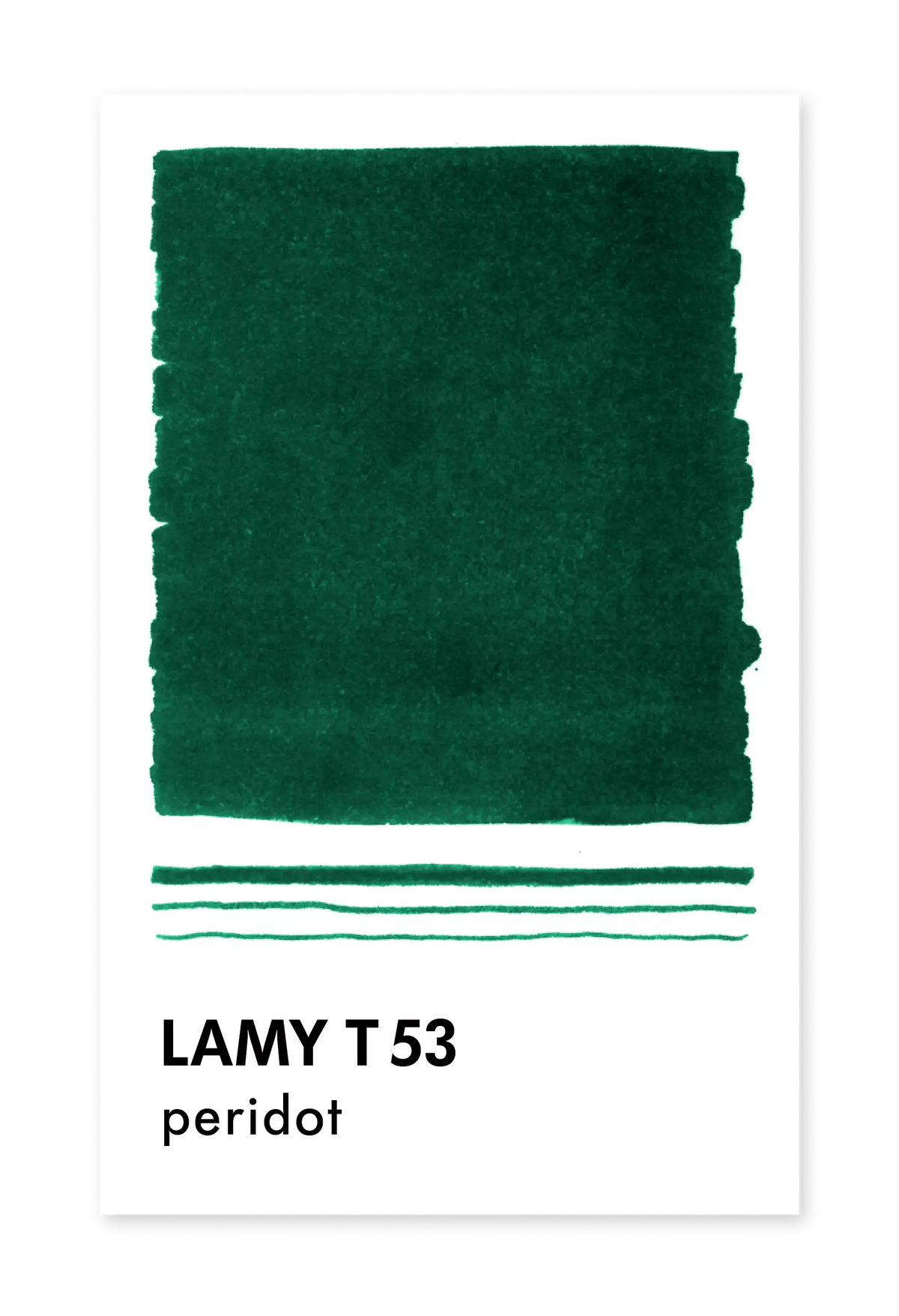 LAMY T53 Crystal Ink 30 ml – Peridot