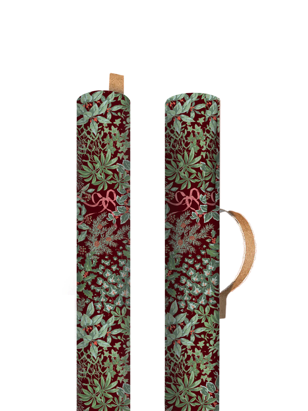 Holly and Bows Roll Wrap (13525)
