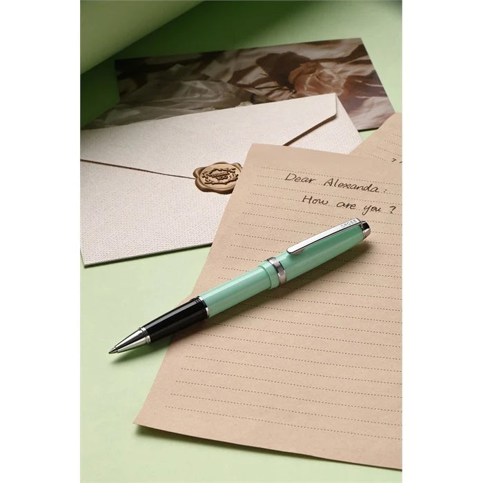 Cross Lume Seafoam with Polished Chrome Appointments - Rollerball
