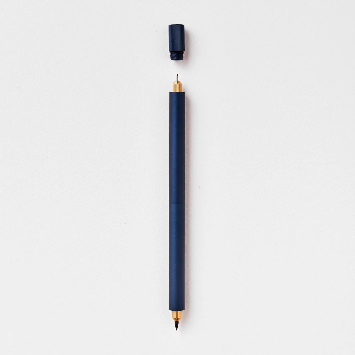 Lumos – Refillable Fineliner Pen | Double Tip Matte Midnight