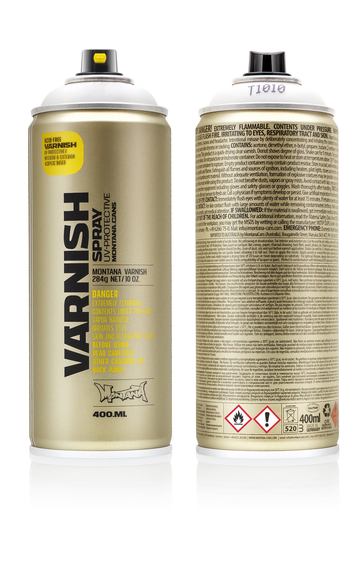 Montana Tech Varnish Spray 400ml – Matt (T1010)