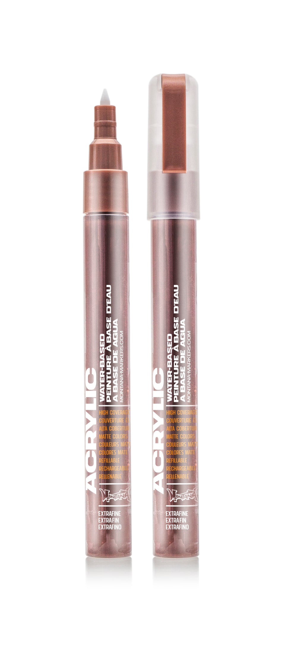 Montana Acrylic Marker 0.7mm – Copper Matt