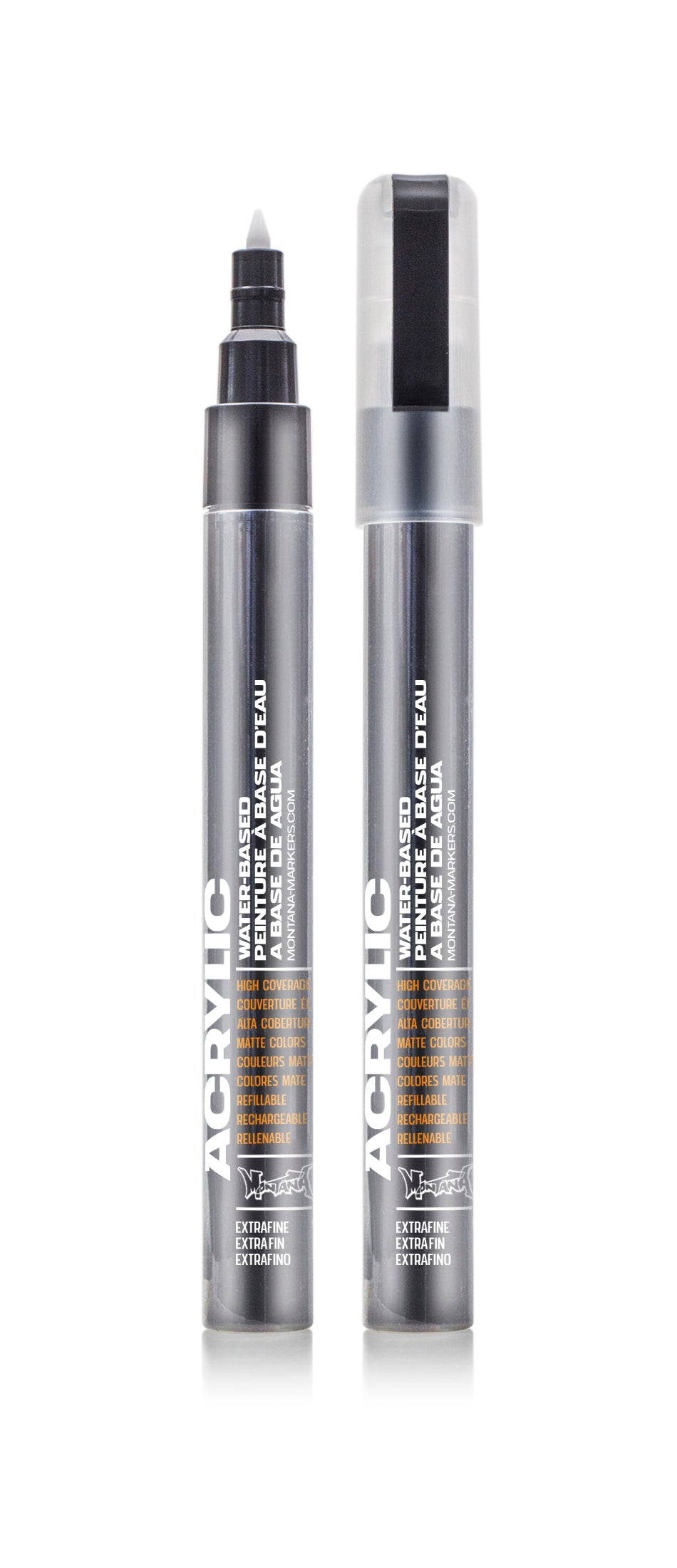 Montana Acrylic Marker 0.7mm – Shock Black
