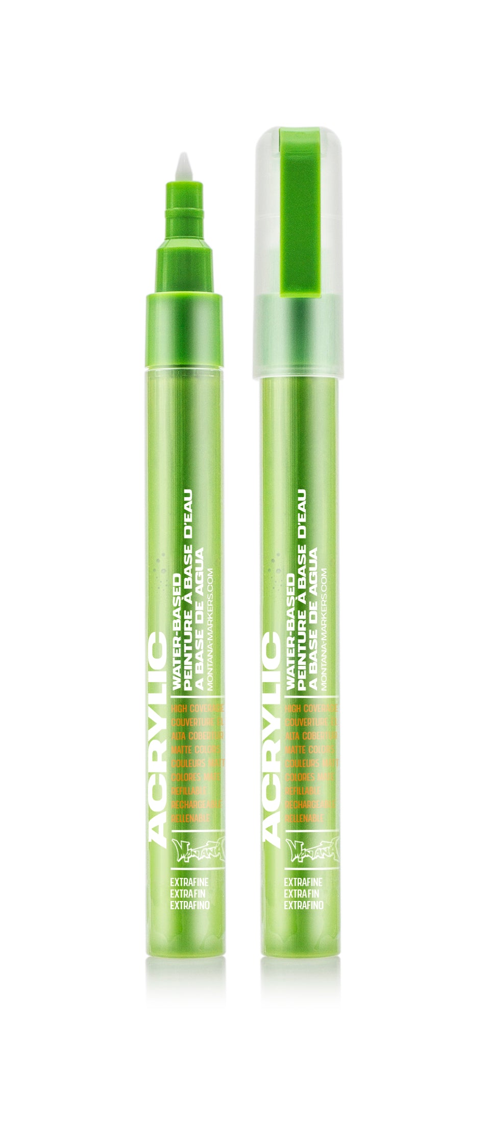 Montana Acrylic Marker 0.7mm – Shock Green Light