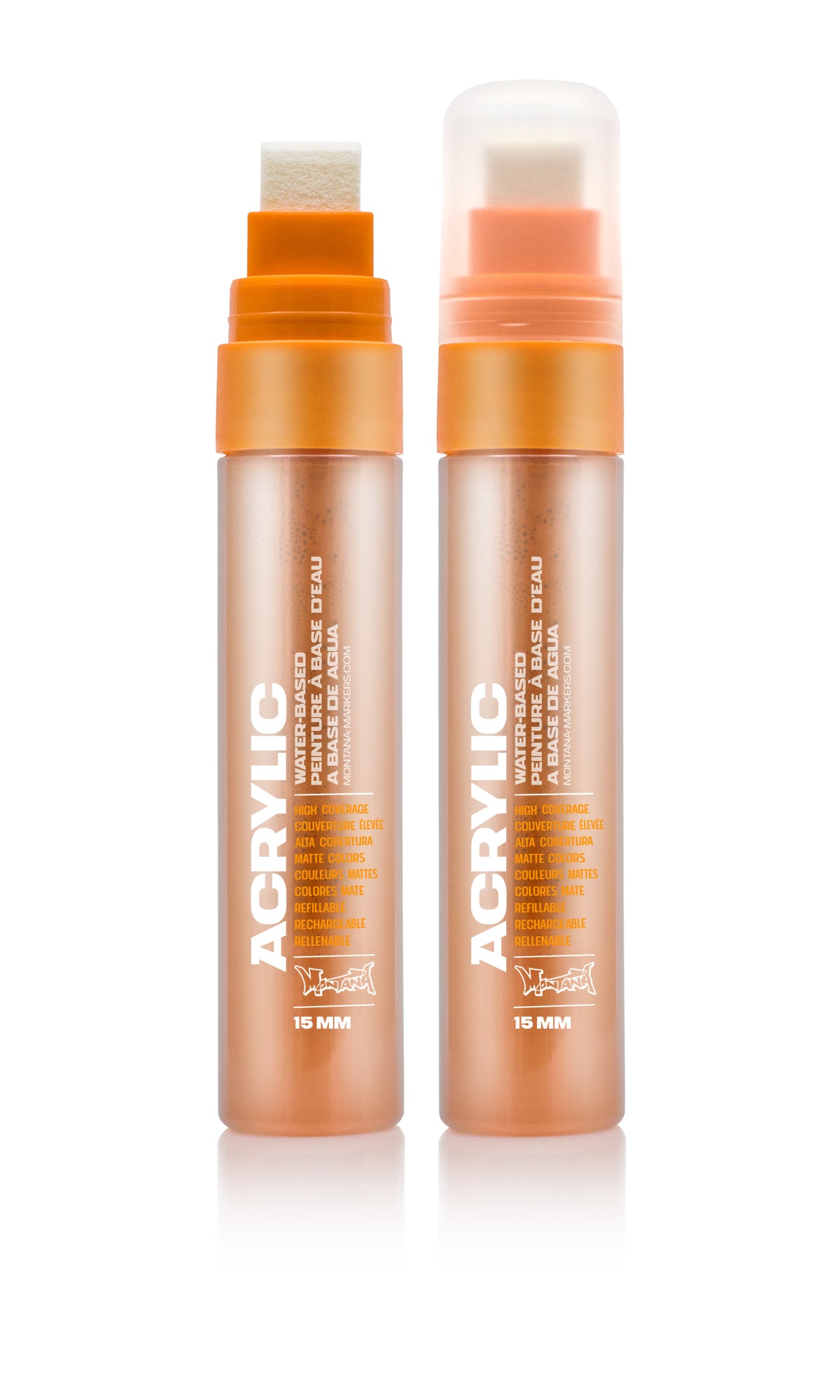 Montana Acrylic Marker 15mm – Shock Orange Light
