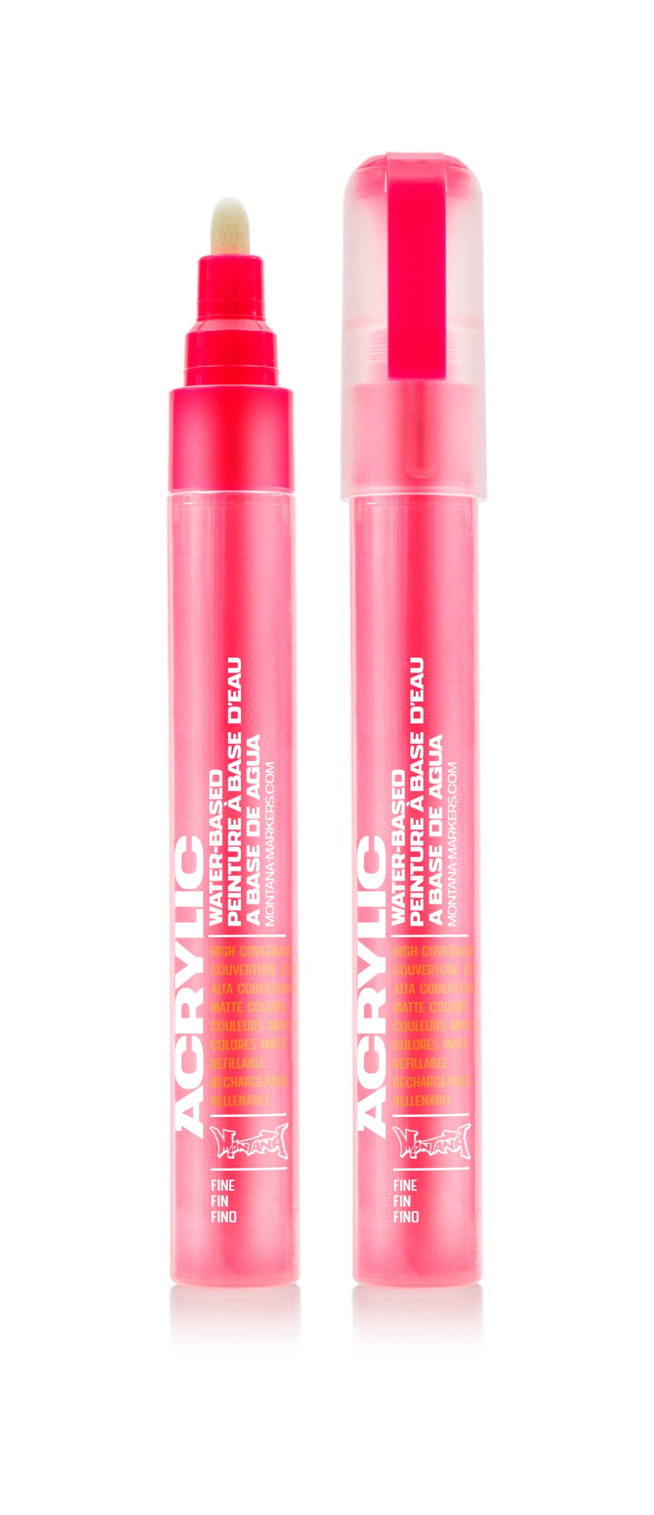 Montana Acrylic Marker 2mm – Fire Red