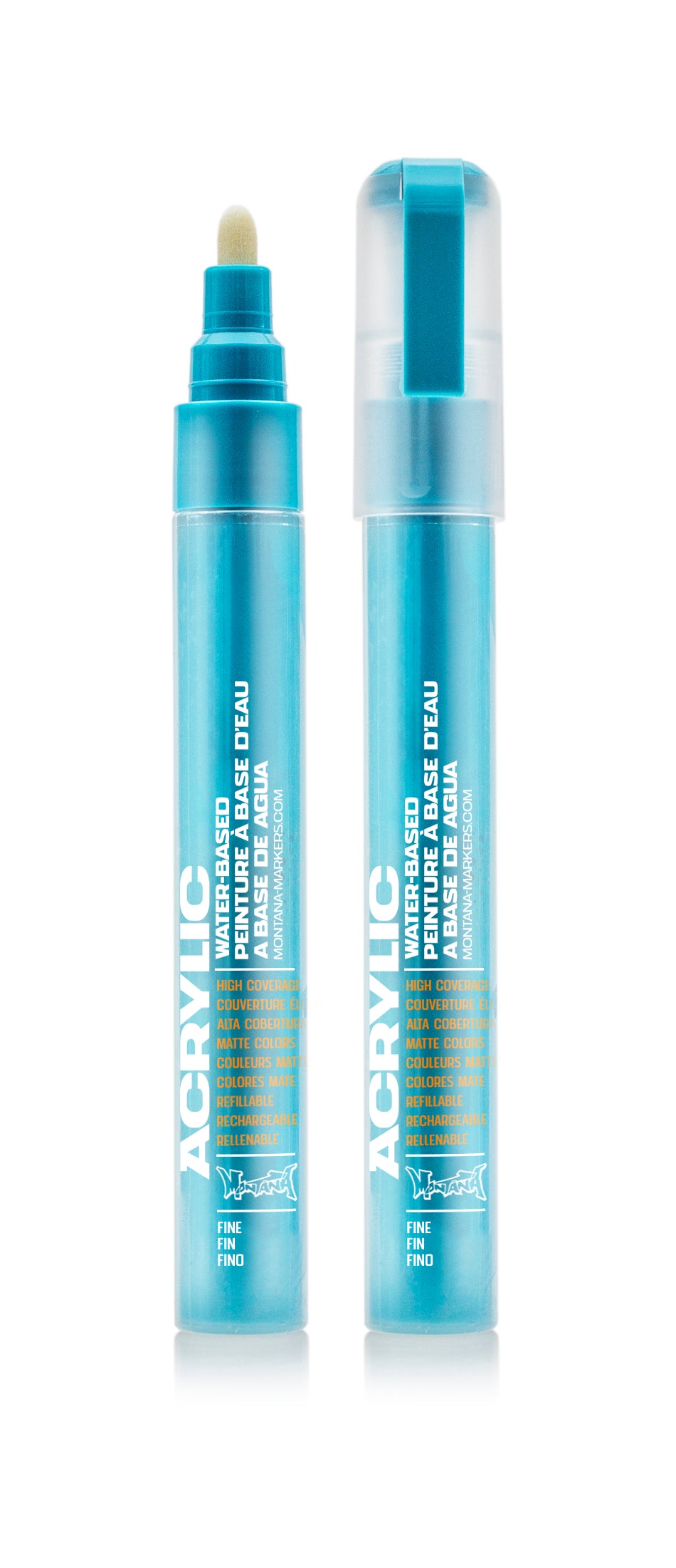 Montana Acrylic Marker 2mm – 100% Cyan