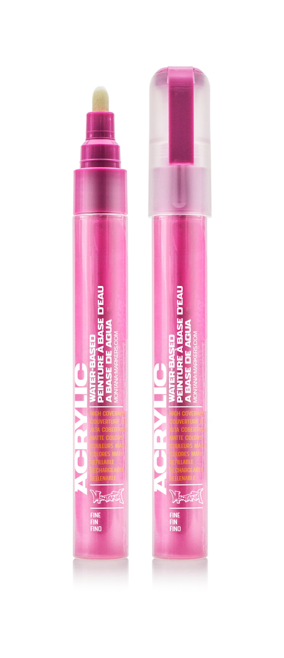 Montana Acrylic Marker 2mm – Shock Pink
