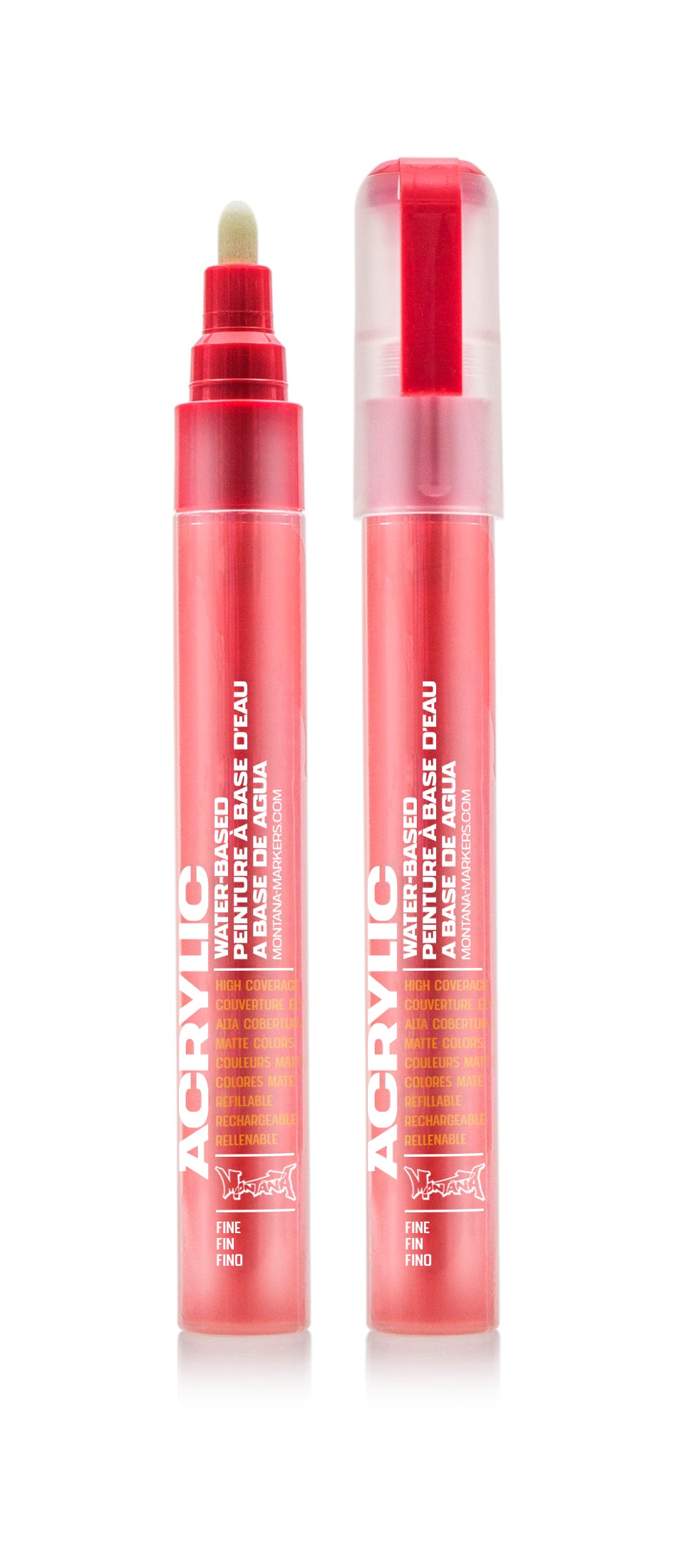 Montana Acrylic Marker 2mm – Shock Red