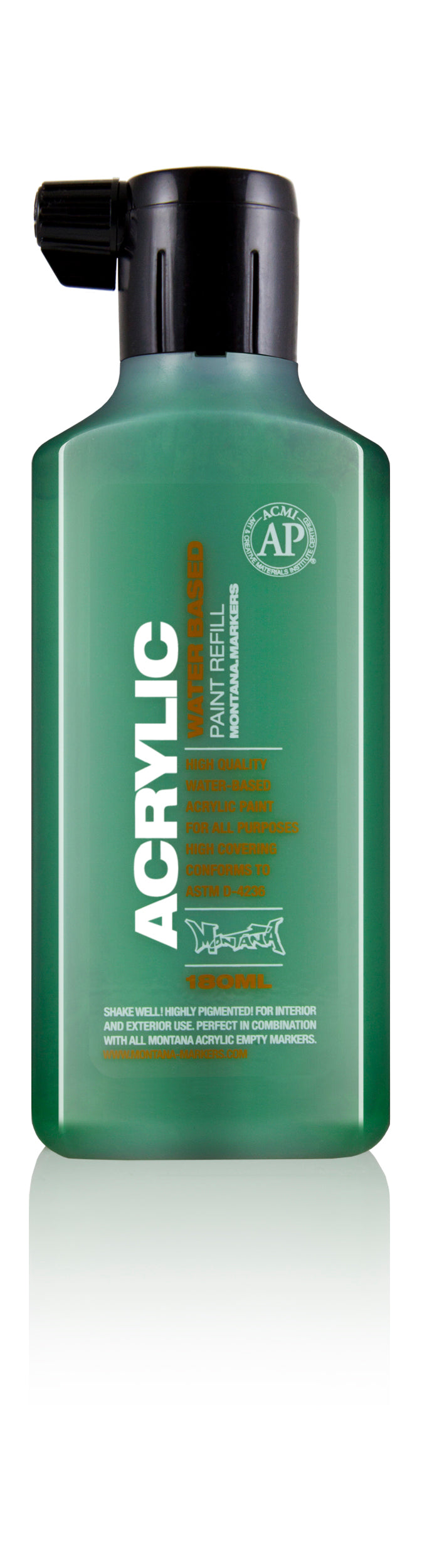 Montana Acrylic Marker Refill 180ml – Shock Green Dark