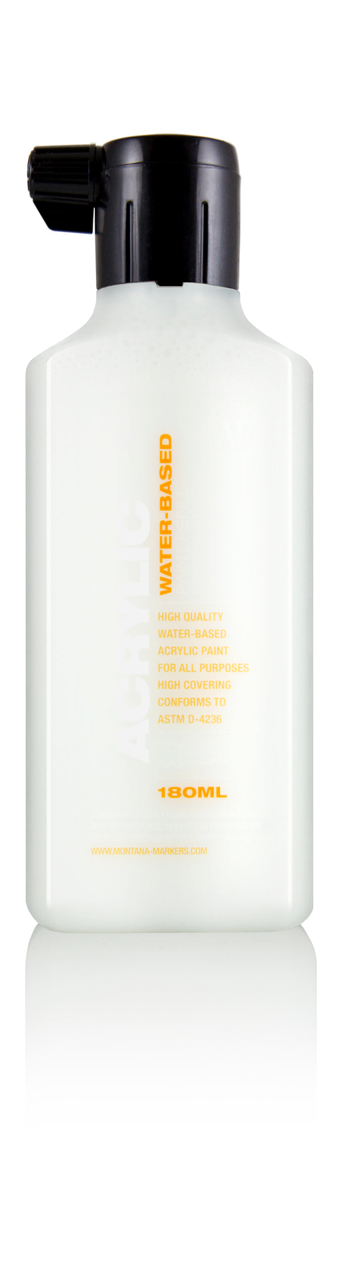 Montana Acrylic Marker Refill 180ml – Shock White Pure