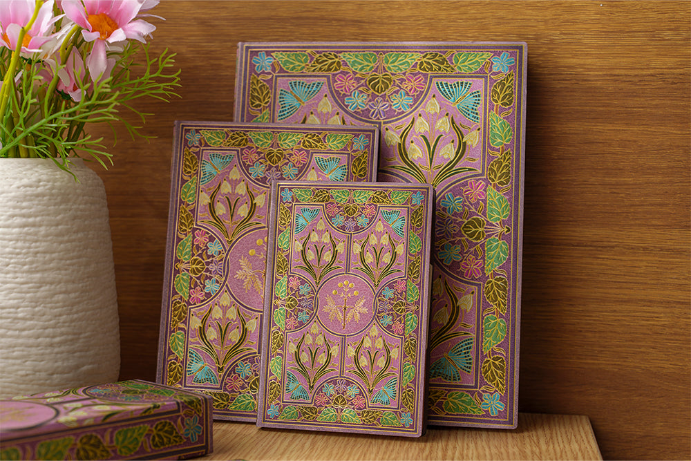 Paperblanks Mimosa Ultra Softback Flexi Journal – Plain, 176 Pages – design detail