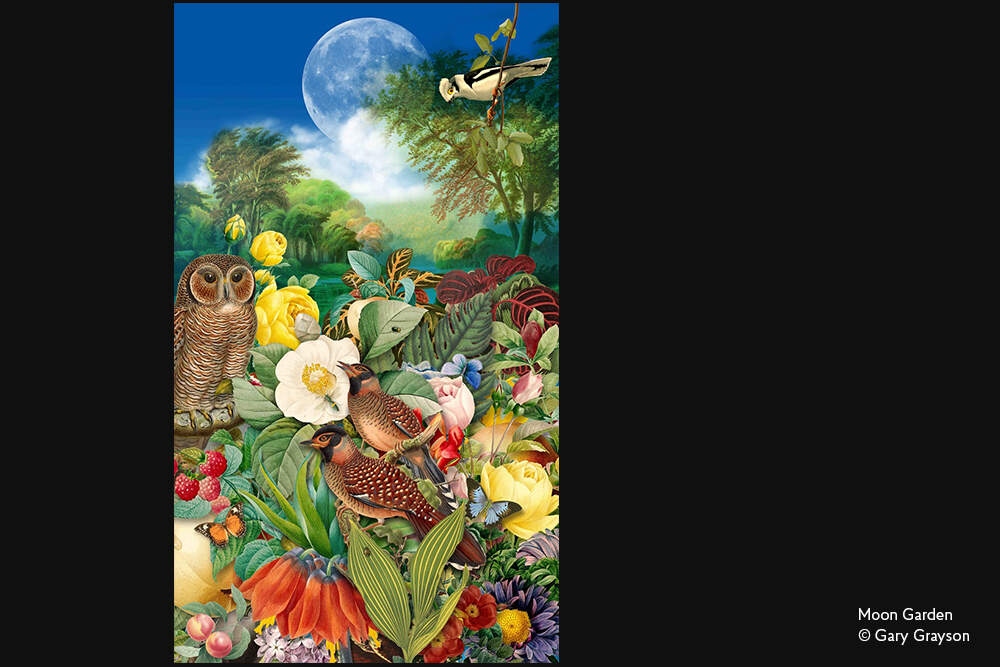 Paperblanks Moon Garden 1000-Piece Jigsaw Puzzle – design detail