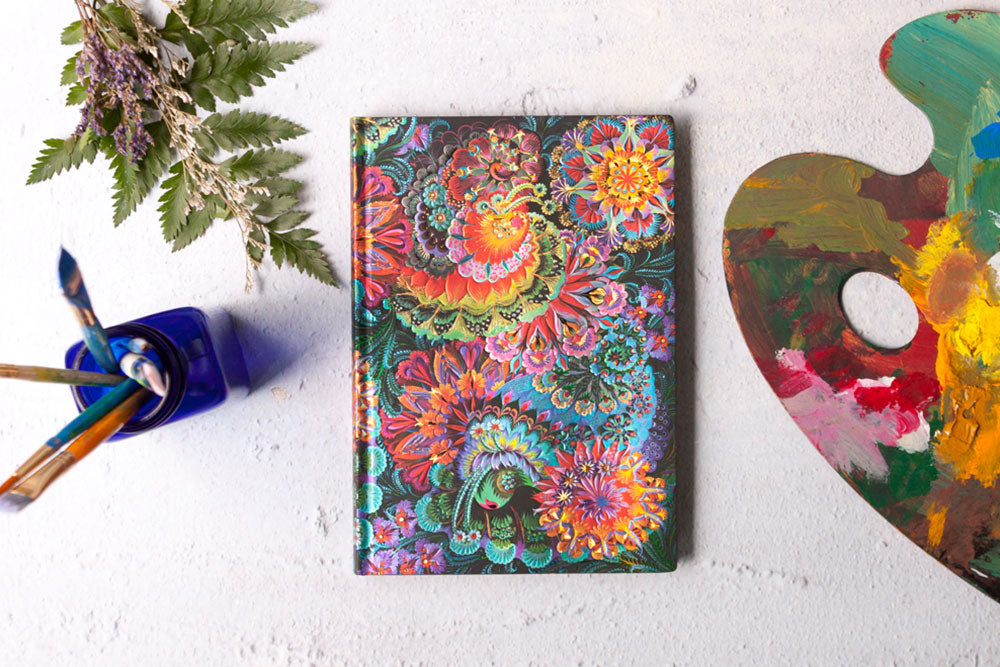 Paperblanks Moonlight Ultra Softback Flexi Journal – Lined, 176 Pages – design detail