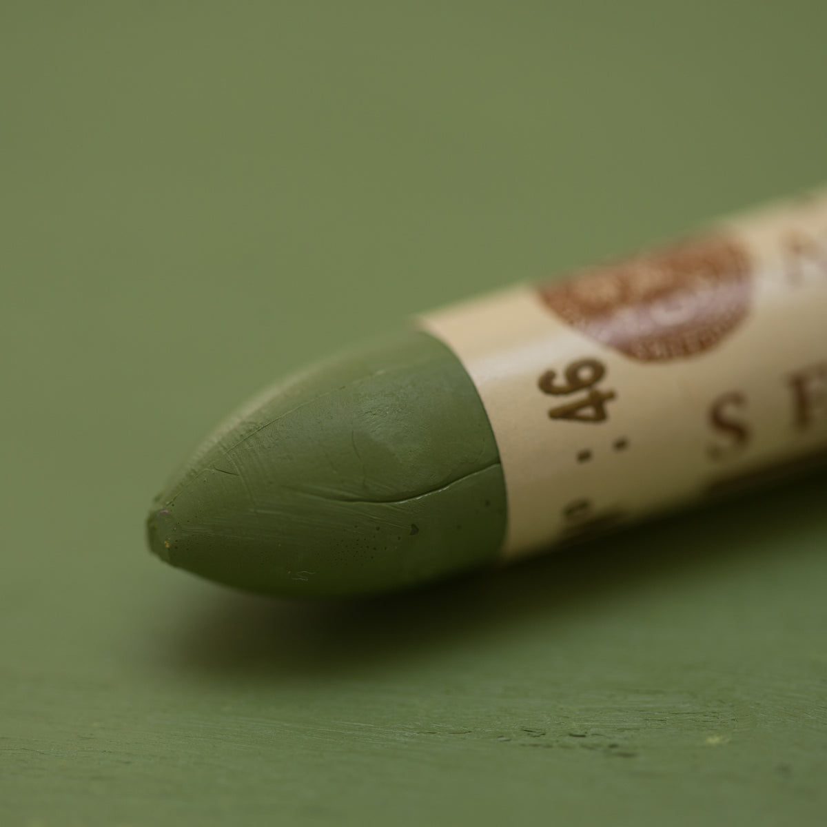 Sennelier Large Oil Pastel – Olive Green 046