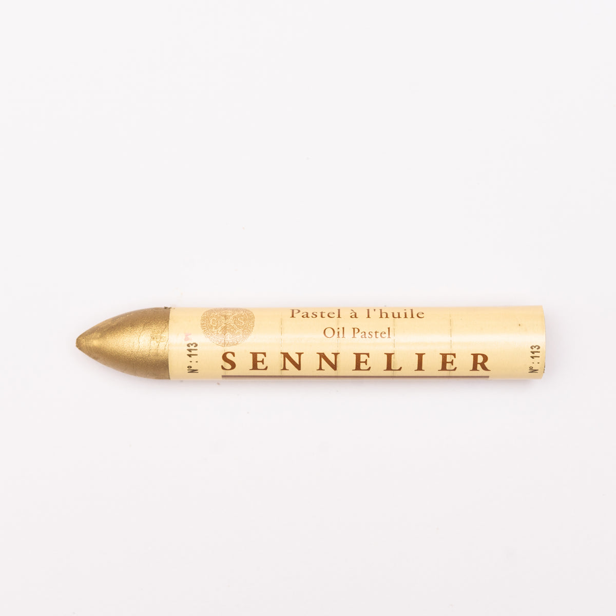 Sennelier Large Oil Pastel – Iridescent Rich Pale Gold 113