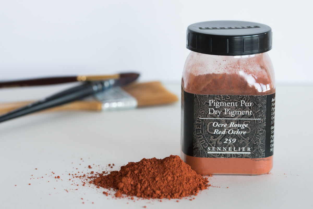 Sennelier Pure Pigment 90g Jar – Red Ochre 259