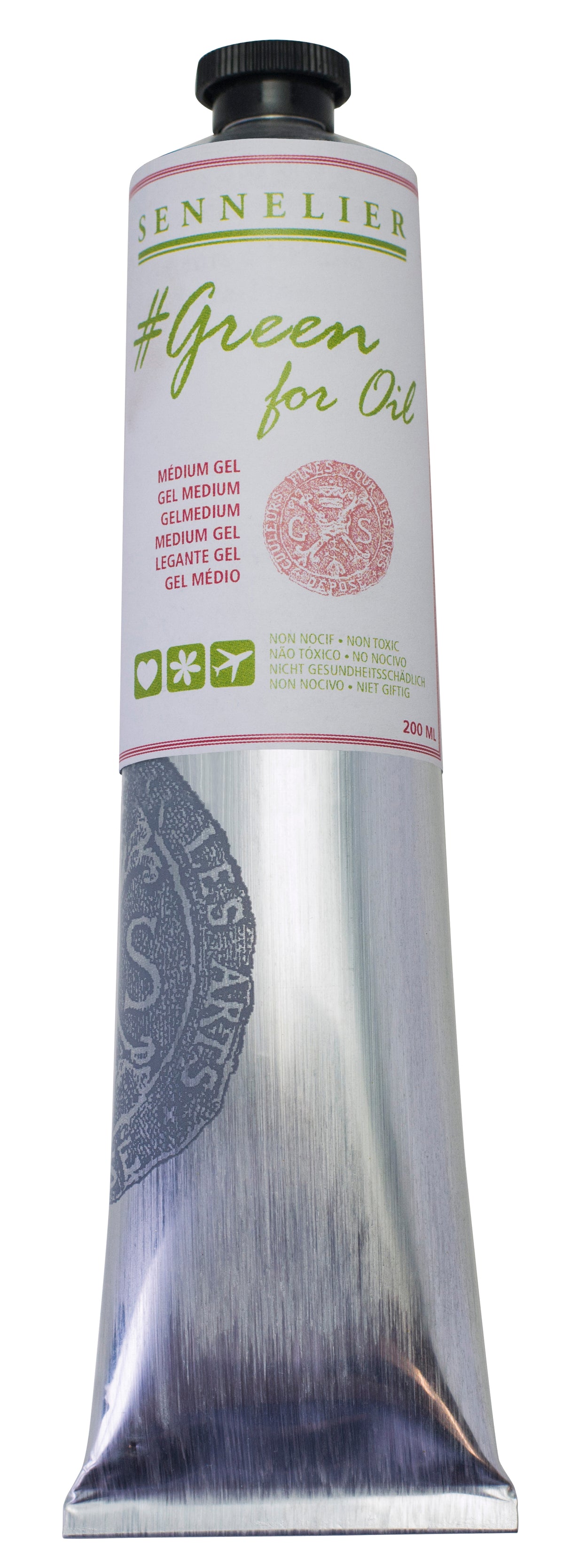 Sennelier Green for Oil Gel Medium – 200ml