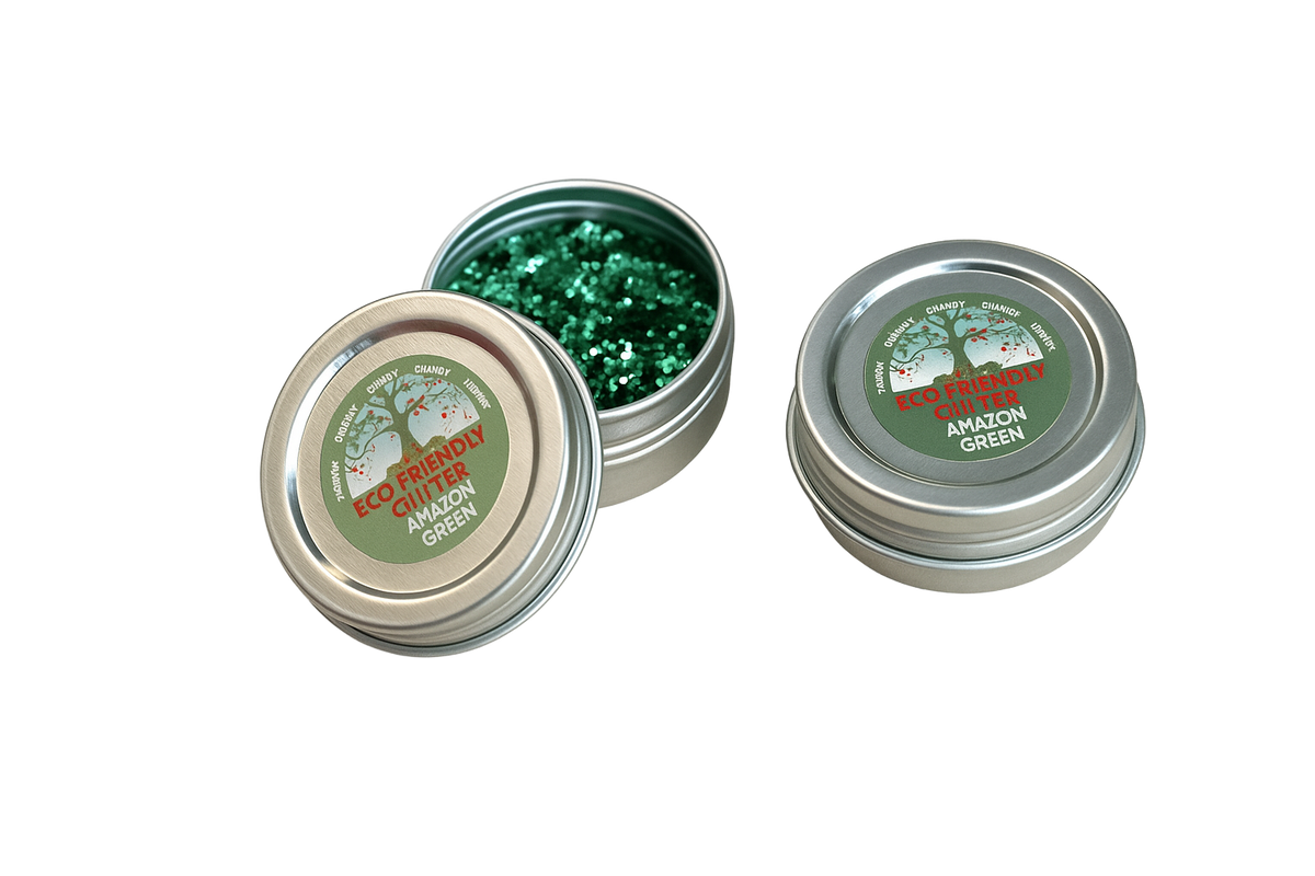 Natural Earth Paint Eco Glitter – Amazon Green (Chunky)