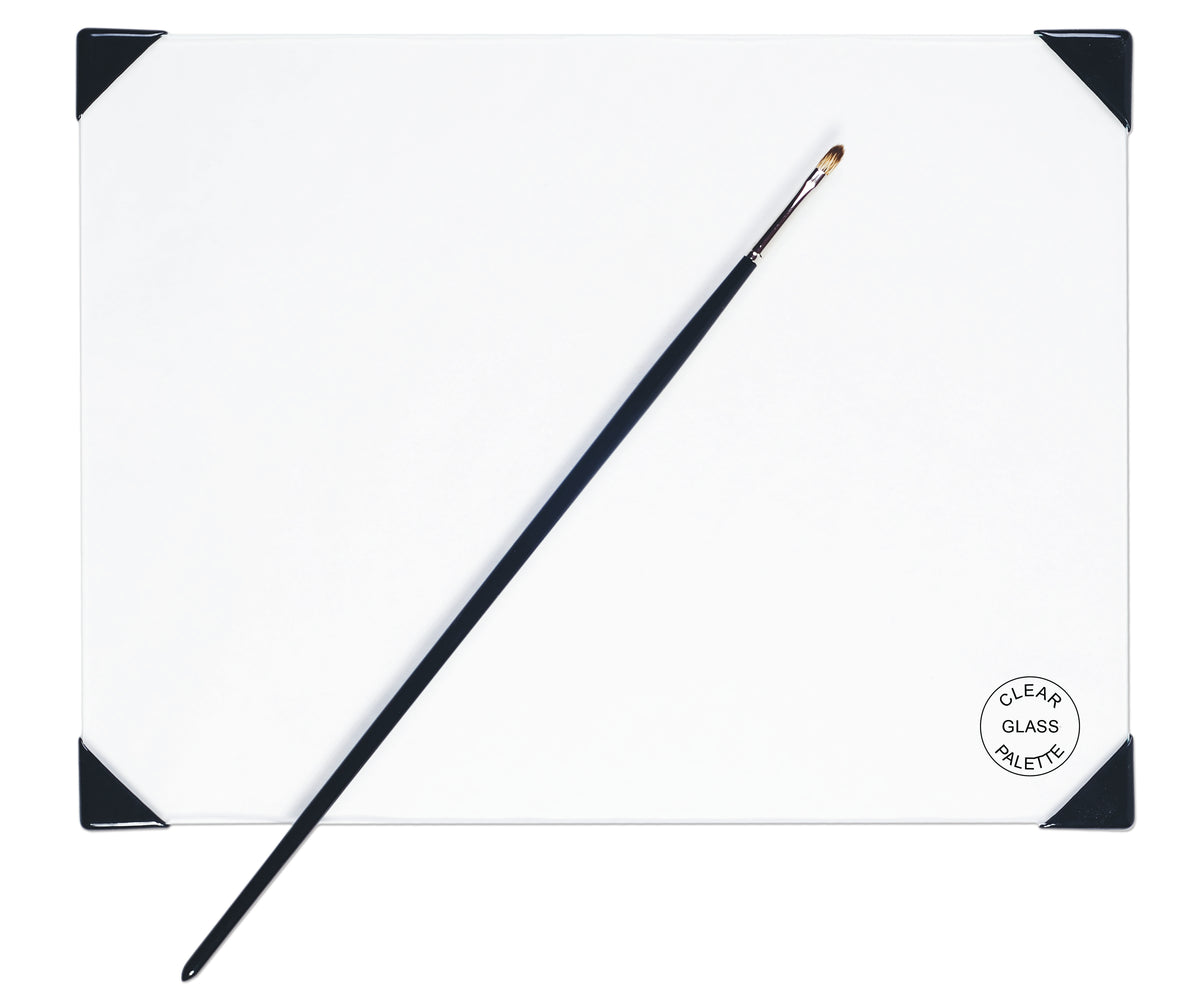New Wave Tempered Glass Palette 12 x 16in – Clear