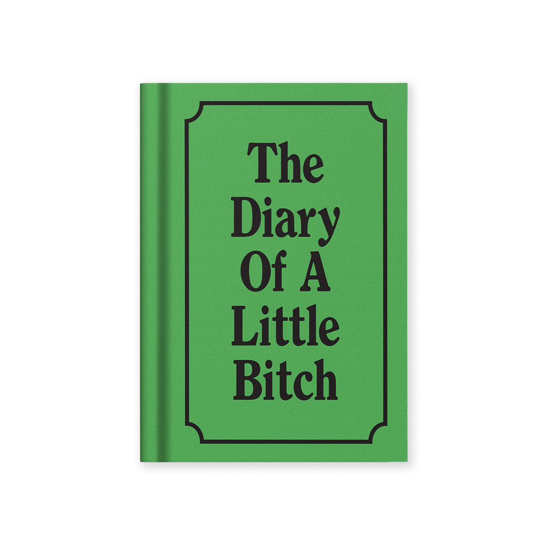 The Diary of a Little Bitch A7 Fabric Hardback Notebook (13271)