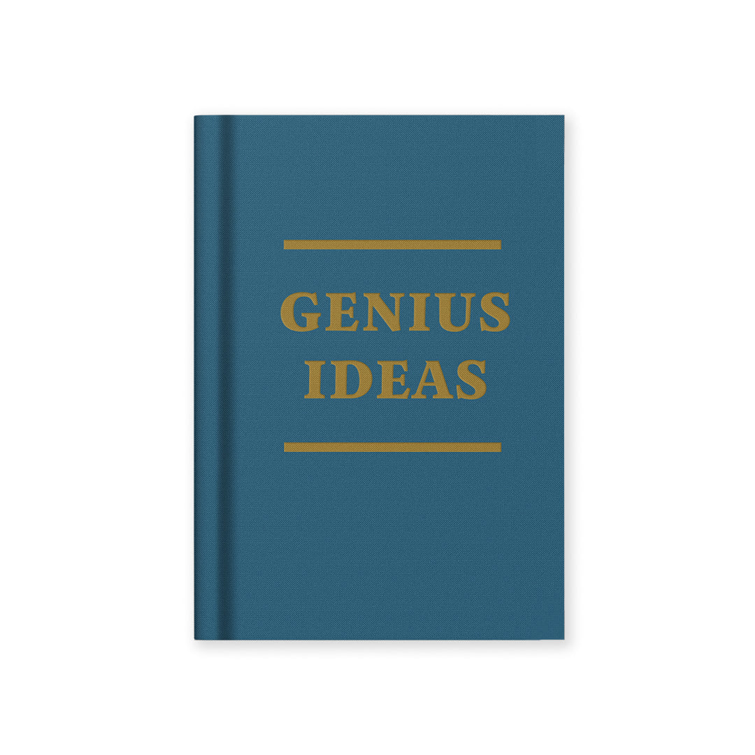 Genius Ideas A7 Fabric Hardback Notebook (13274)