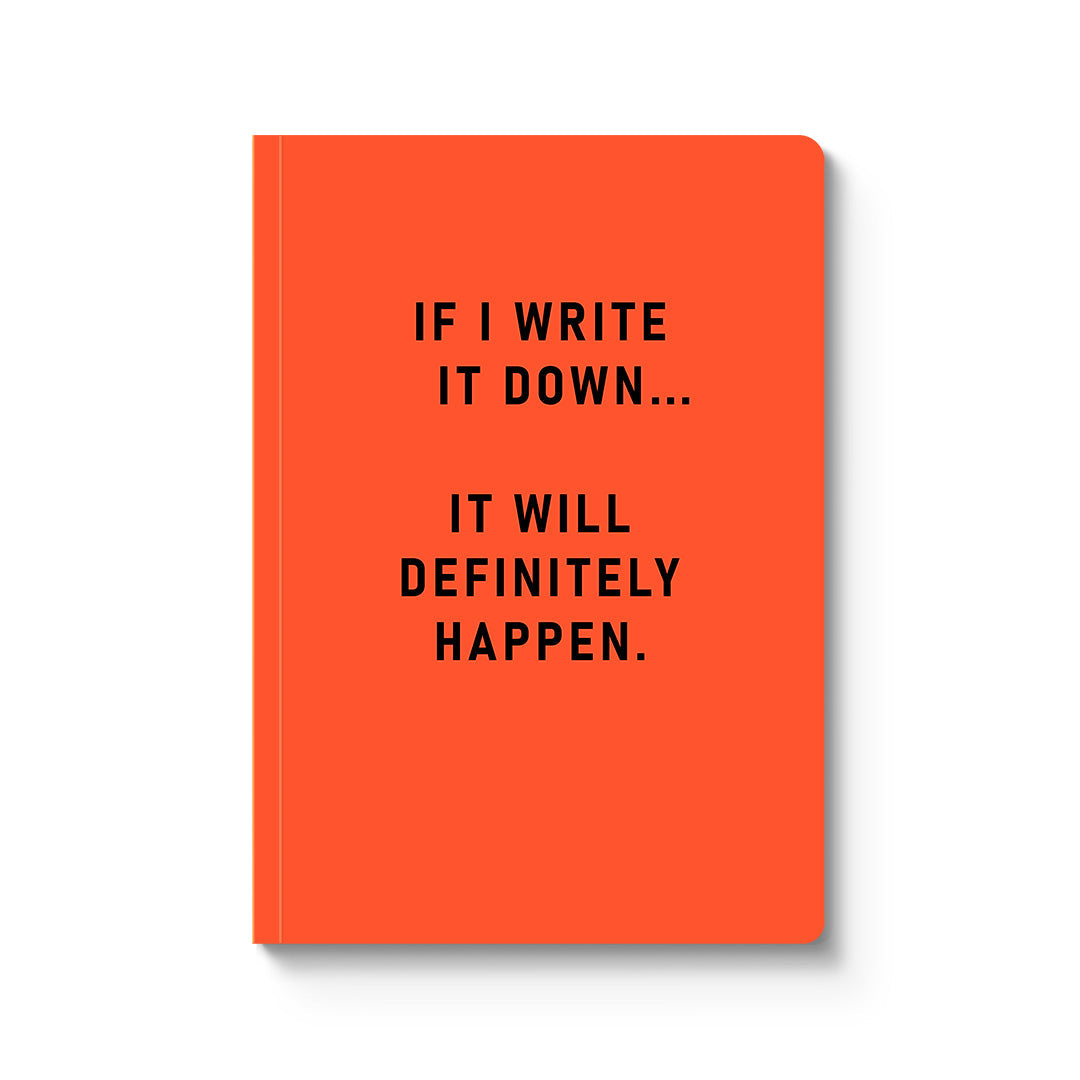 Definitely Happen Paperback Notebook (A5) (10419)
