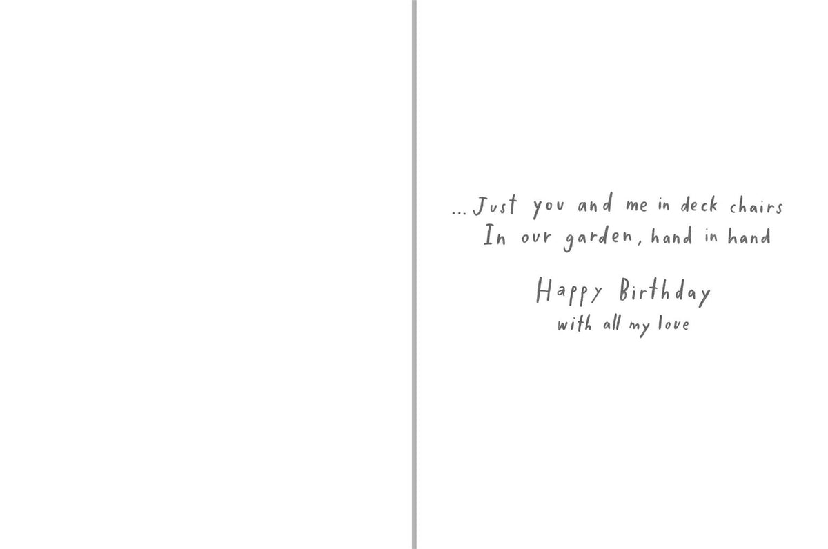 To My Husband Greetings Card
