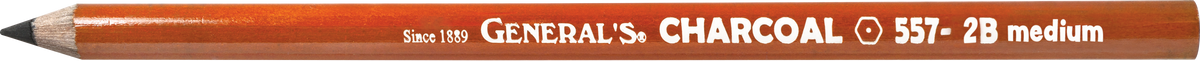 General Pencil The Original Charcoal Pencil – 2B Medium