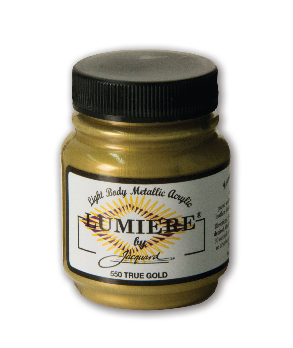 Jacquard Lumiere Fabric Paint 67ml – True Gold (550)