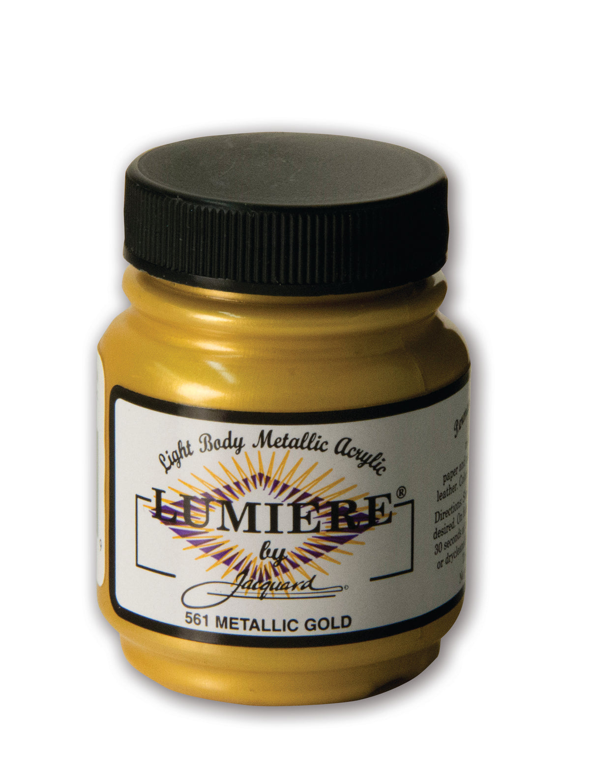 Jacquard Lumiere Fabric Paint 67ml – Metallic Gold (561)