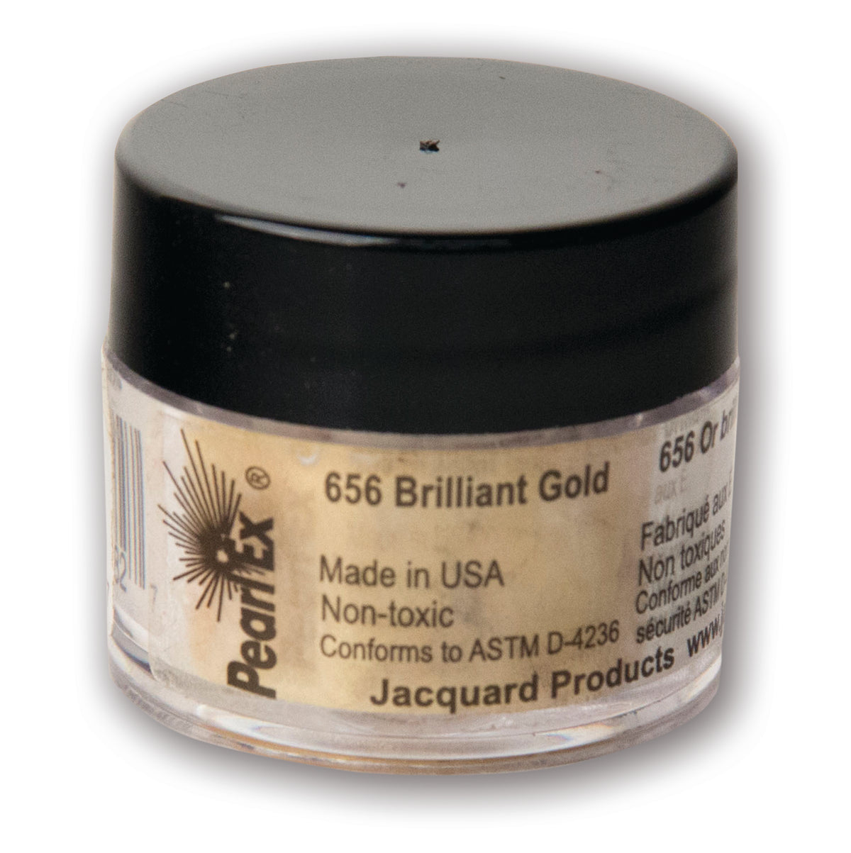 Jacquard Pearl Ex Pigment Powder 3g – Brilliant Gold (656)