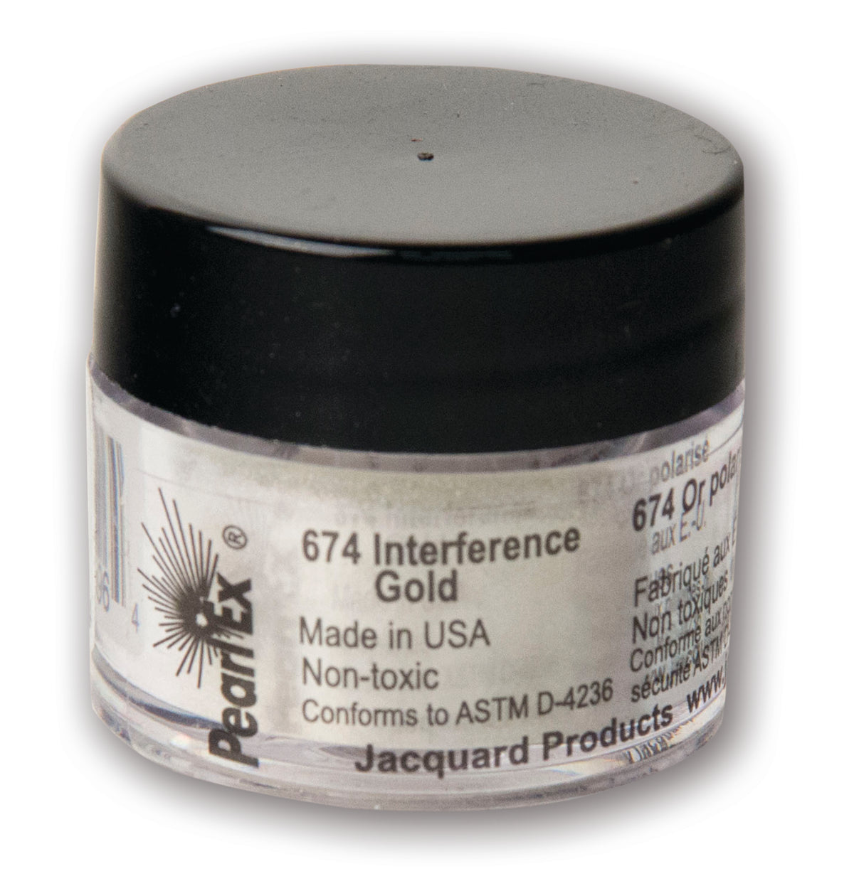 Jacquard Pearl Ex Pigment Powder 3g – Interference Gold (674)
