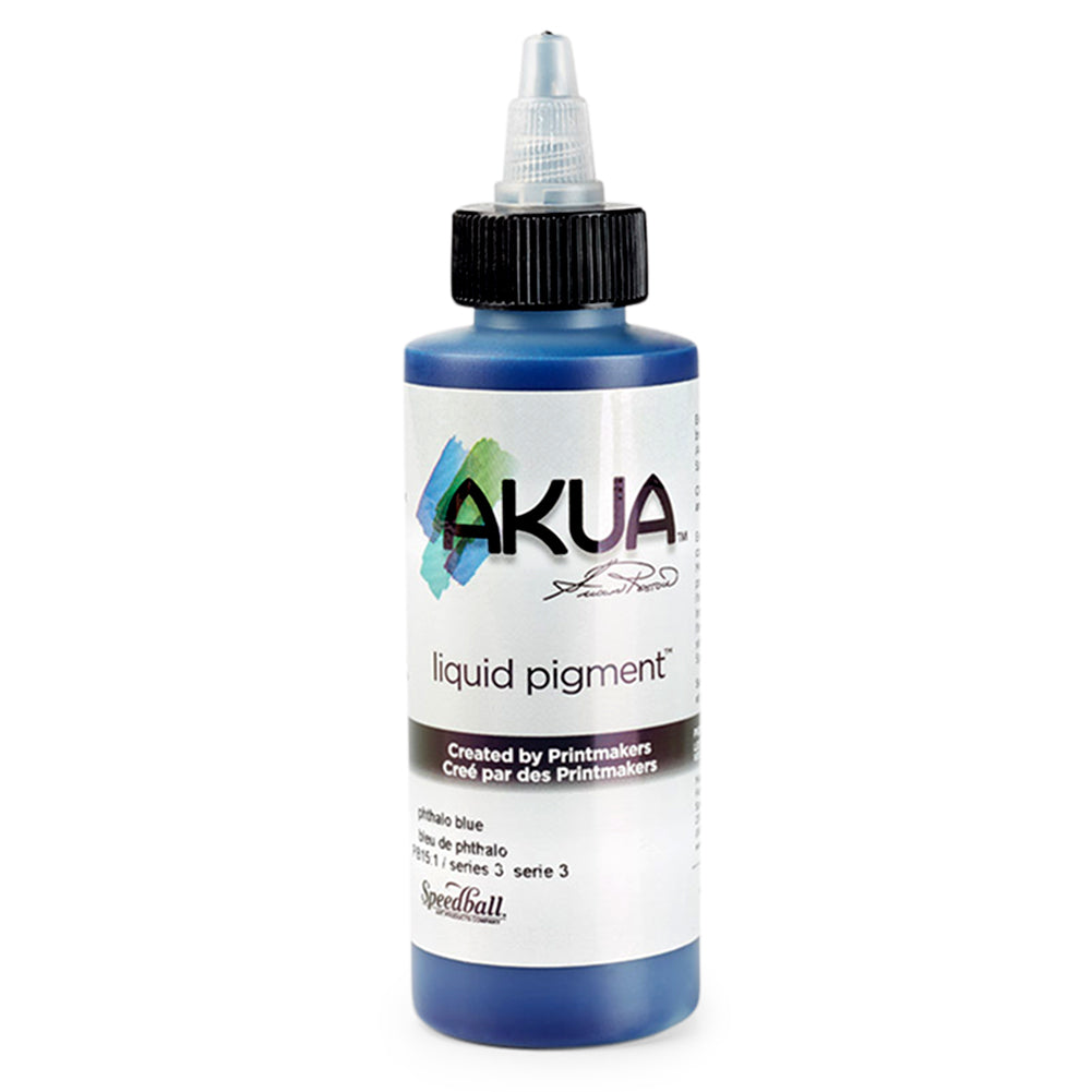 Speedball Akua Liquid Pigment 118ml, Series 3 – Phthalo Blue