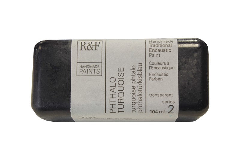 R&F Encaustic Paint 104ml – Phthalo Turquoise