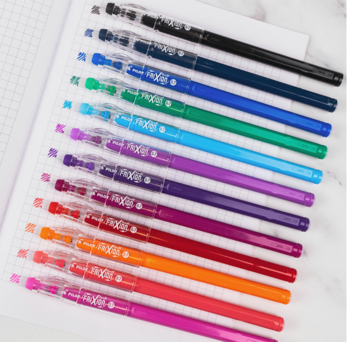 Pilot FriXion Ball Stick Erasable Gel Pen 0.7