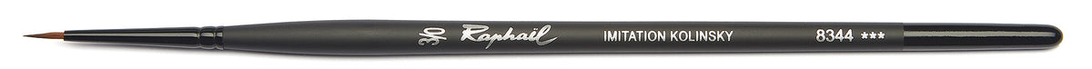 Raphaël Stradivarius Imitation Kolinsky Round Brush, Series 8344 – Size 3/0
