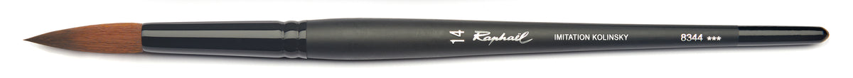 Raphaël Stradivarius Imitation Kolinsky Round Brush, Series 8344 – Size 14