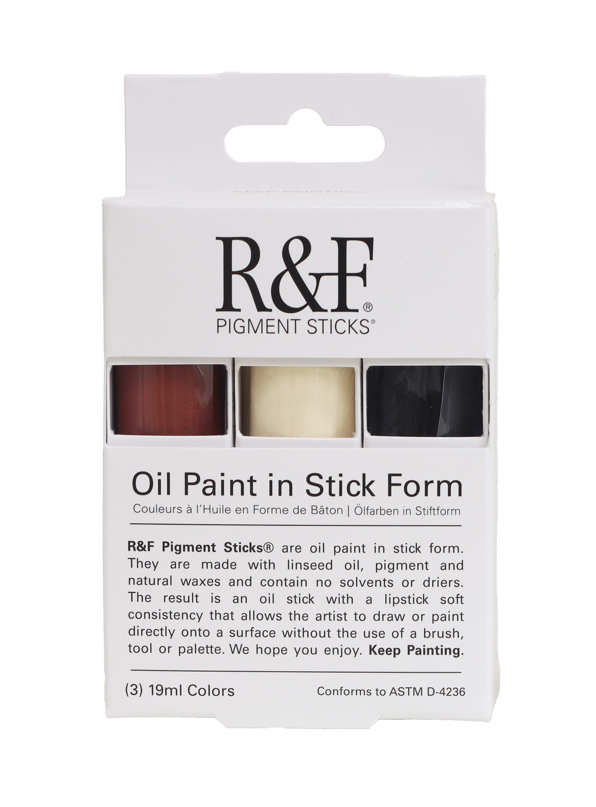 R&F Pigment Stick Beginner's Set – 3 x 19ml