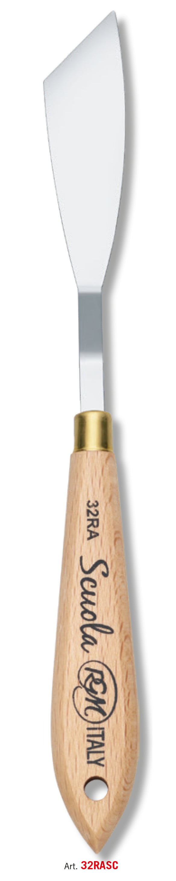 RGM Scuola Student Palette Knife, Wooden Handle – No. 32RA