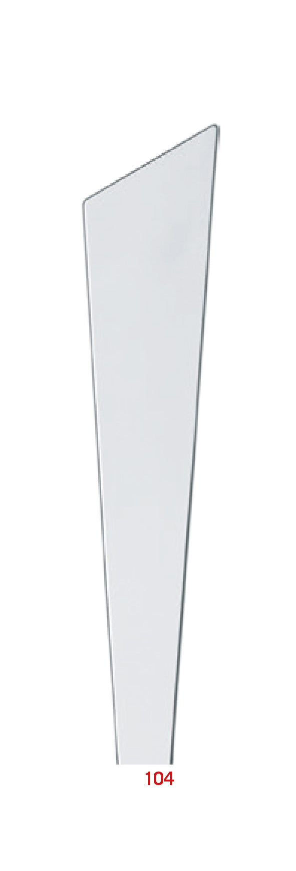 RGM Wooden Handle Palette Knife – No. 104