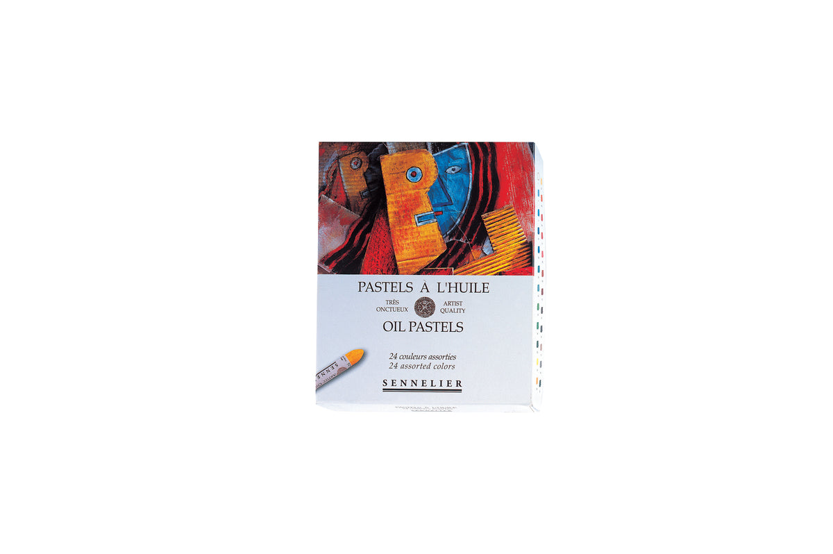 Sennelier Oil Pastel Cardboard Box Set – 24 Assorted