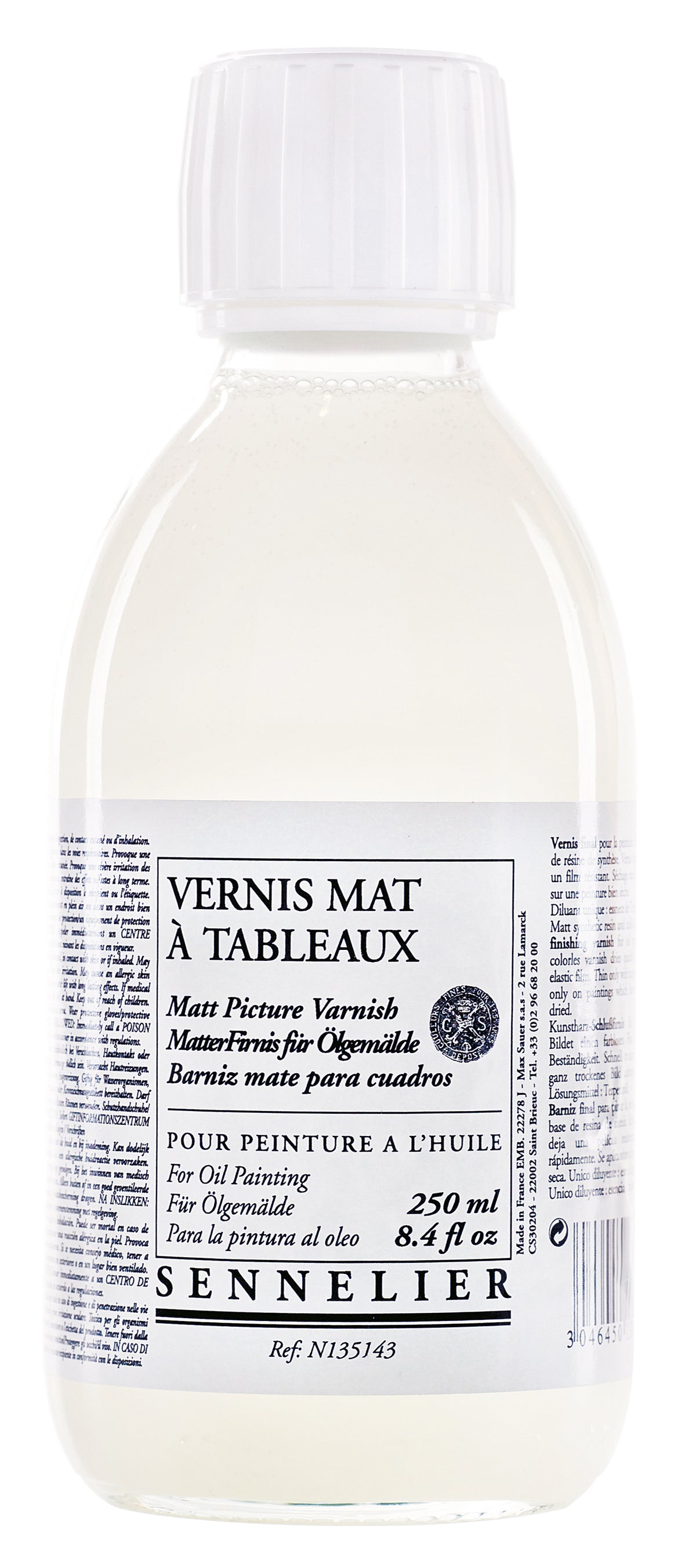 Sennelier Matt Painting Varnish – 250ml