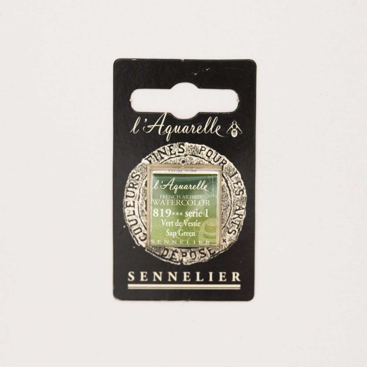 Sennelier Artist Watercolour Half Pan – Sap Green 819
