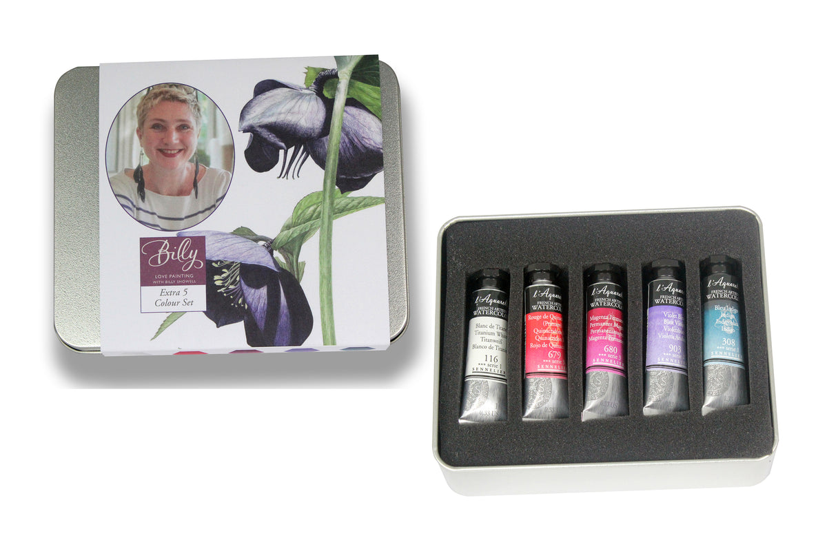 Sennelier Billy Showell Extra Watercolour Set – 5 x 10ml Tubes