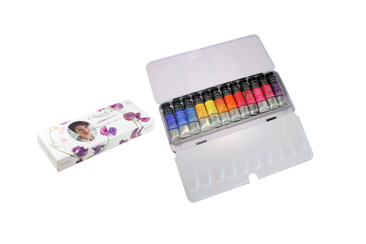 Sennelier Billy Showell Botanical Watercolour Set – 12 x 10ml Tubes