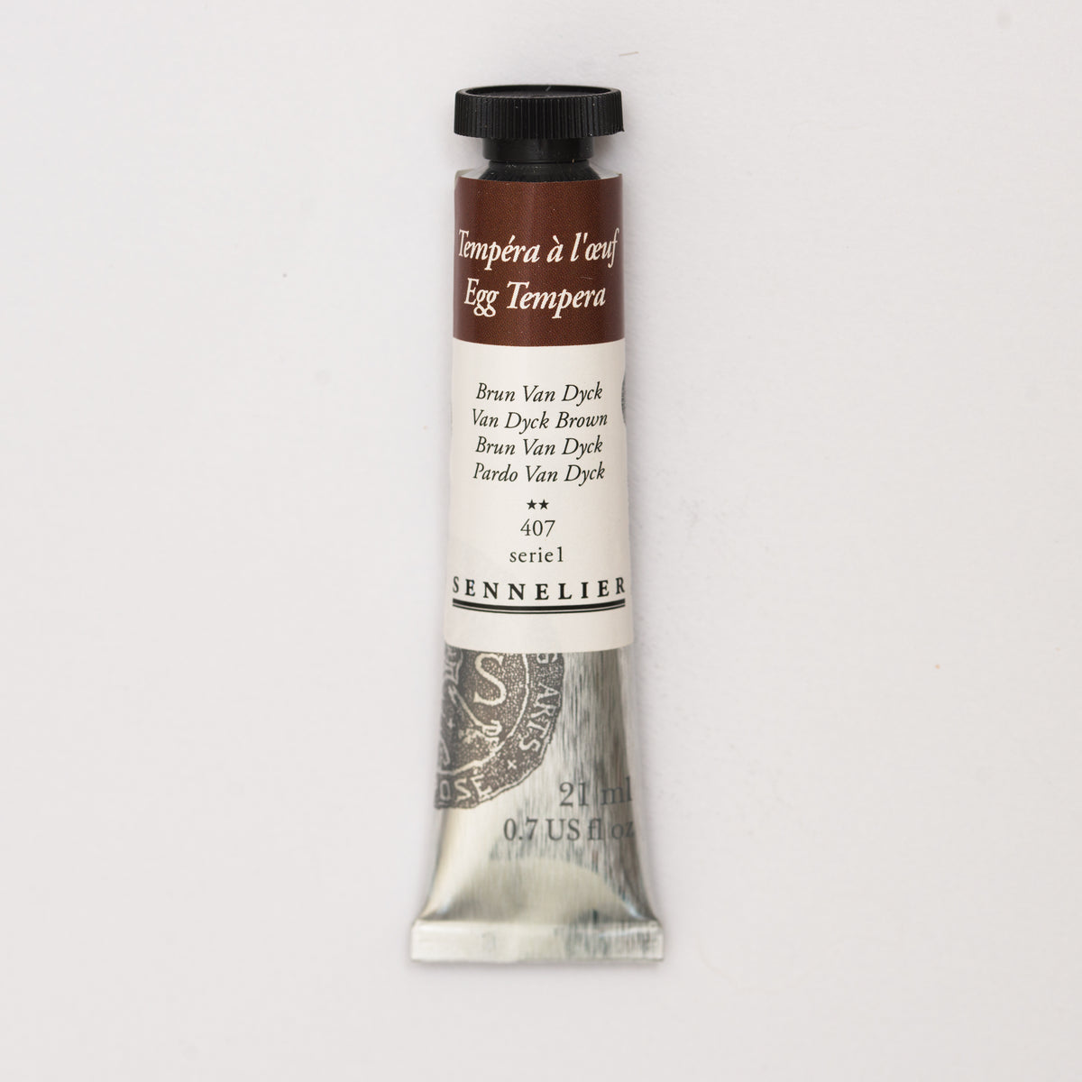 Sennelier Egg Tempera 21ml – Van Dyck Brown 407