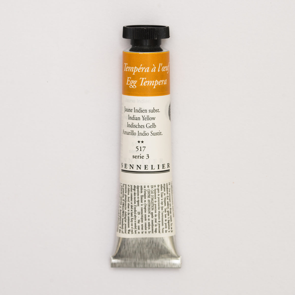 Sennelier Egg Tempera 21ml – Indian Yellow Hue 517