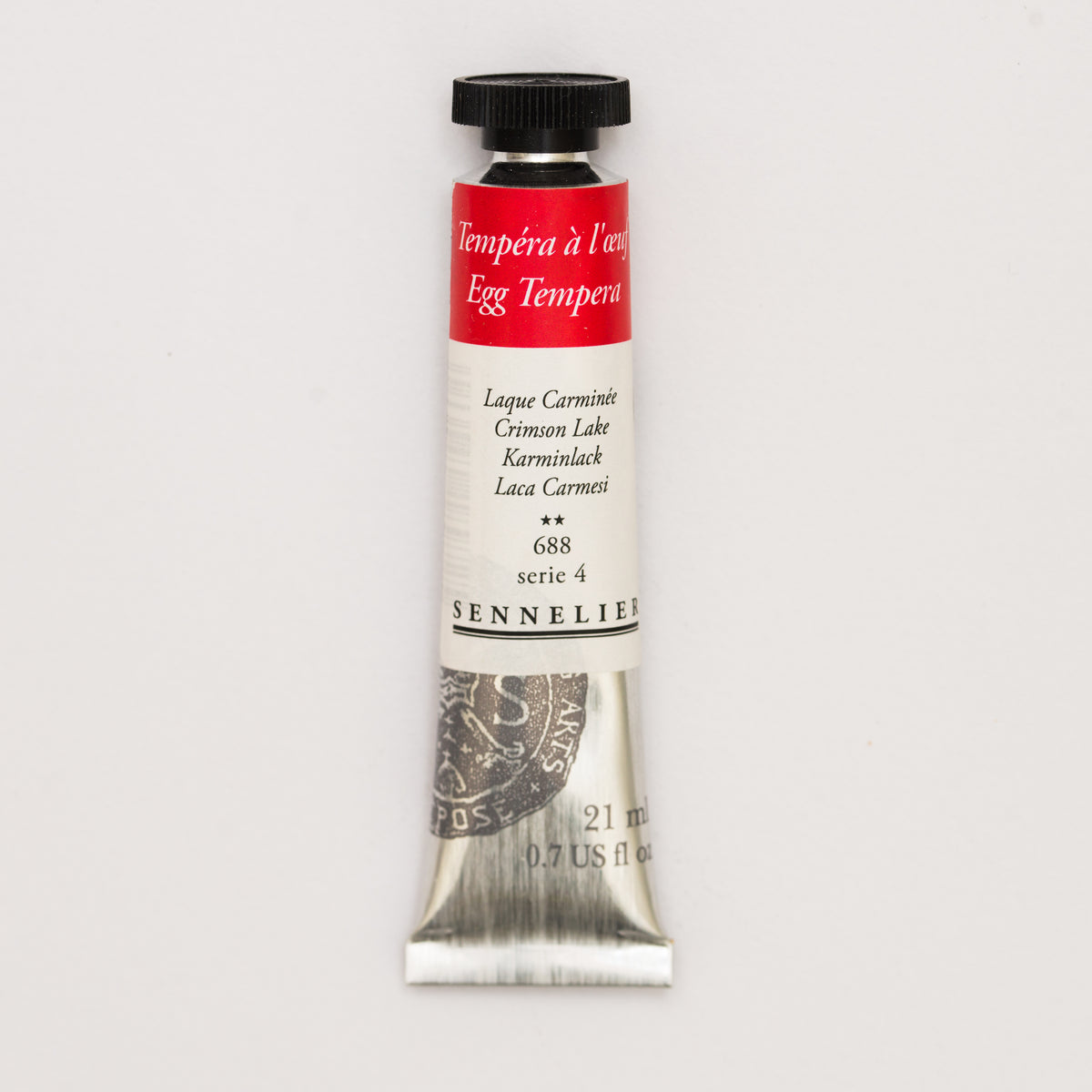 Sennelier Egg Tempera 21ml – Crimson Lake 688