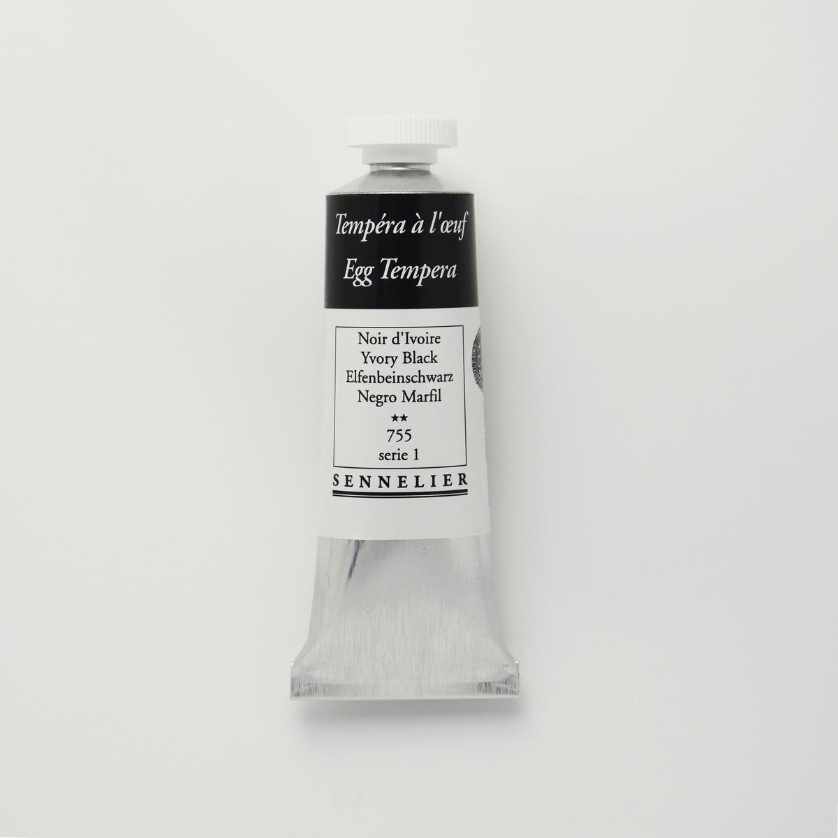 Sennelier Egg Tempera 21ml – Ivory Black 755